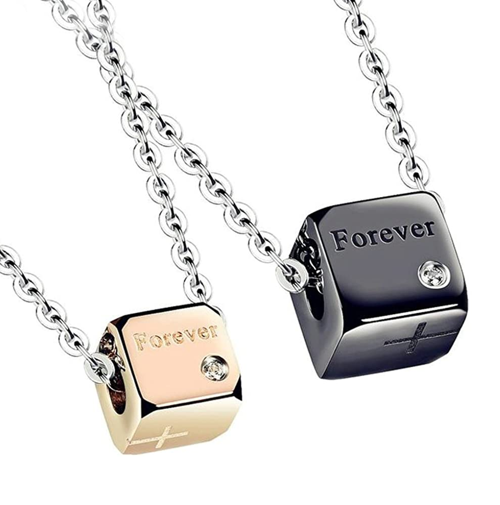 Stainless Steel Couple Matching Necklaces For Couples Set Perfect Gift For  Him, Her, And King From Misyoujewelry, $0.55 | DHgate.Com