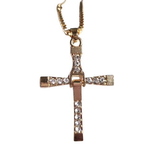 Silver Crystal Cross Necklace | Icing US